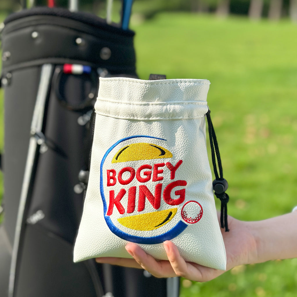 Golf Valuables Pouch,Golf Pouch Bag with Drawstrings Golf Tee Bag Pouch