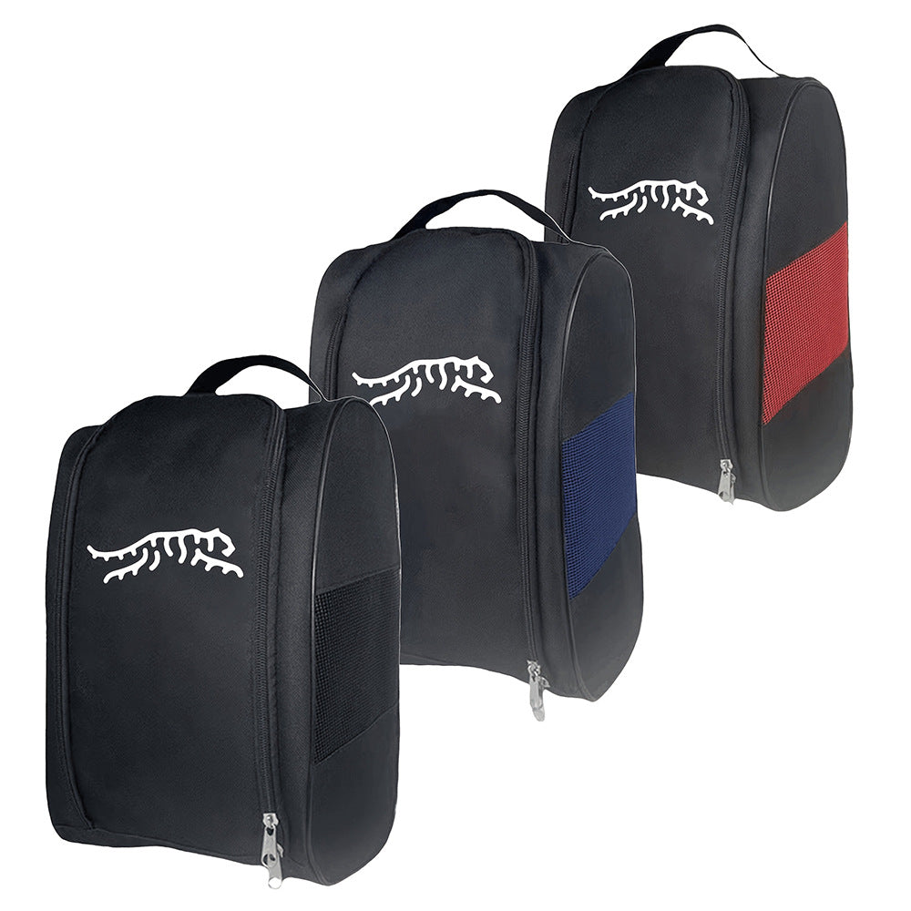 Tiger Pattern Portable Handbag Golf Shoe Bag Breathable Handbag