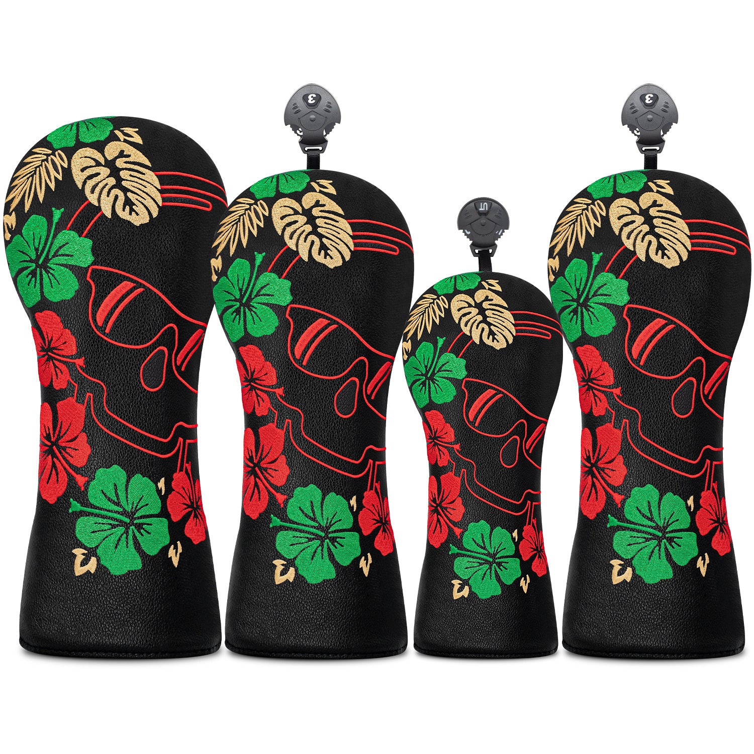 Hawaiian Tropical Floral Golf Club Head Covers