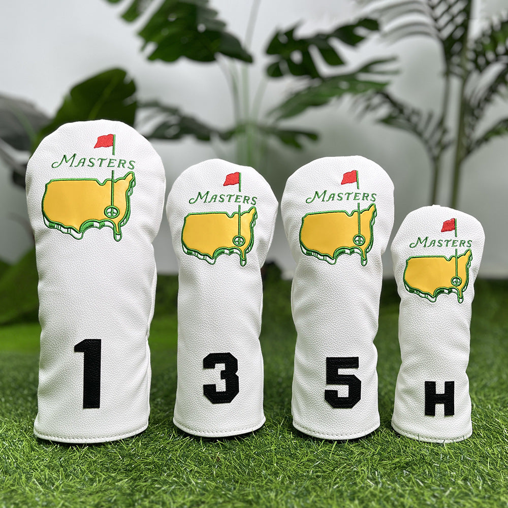 Funny Golf Head Covers - Leather Driver Headcover, Fairway Wood, and Hybrid Covers - Inspired Design with Premium Embroidery - Unique Golf Gift & Accessories for Men and Women Golfers