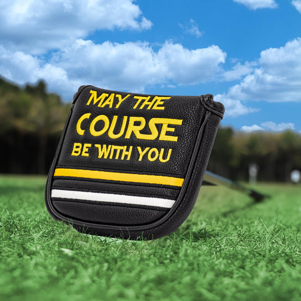 Golf Mallet Putter Cover  Golf Club Cover with Strong Magnetic Closure