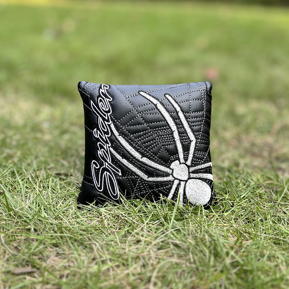 Personalized Spider-Man-themed blade putter headcovers