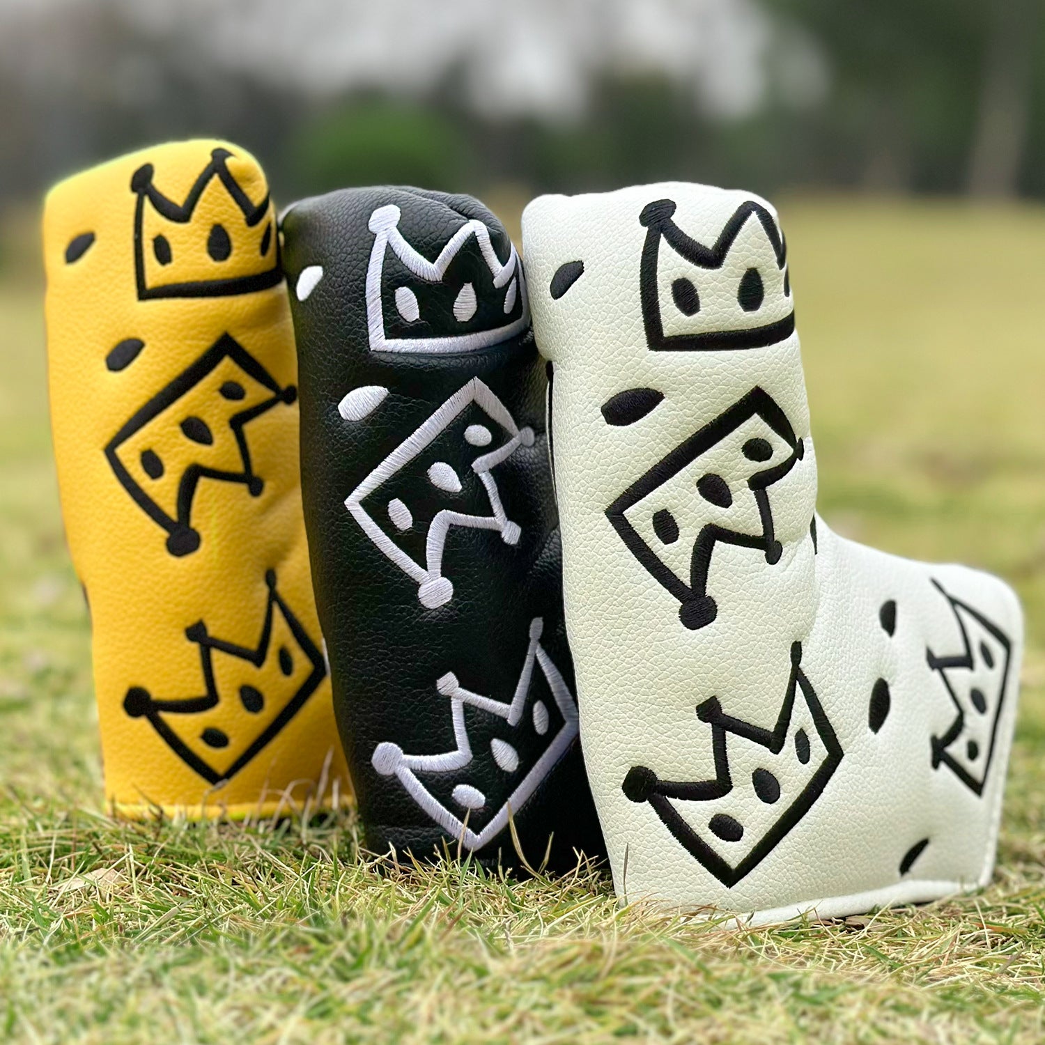 Best blade putter headcovers Crown Pattern for Men Women Golf Enthusiast
