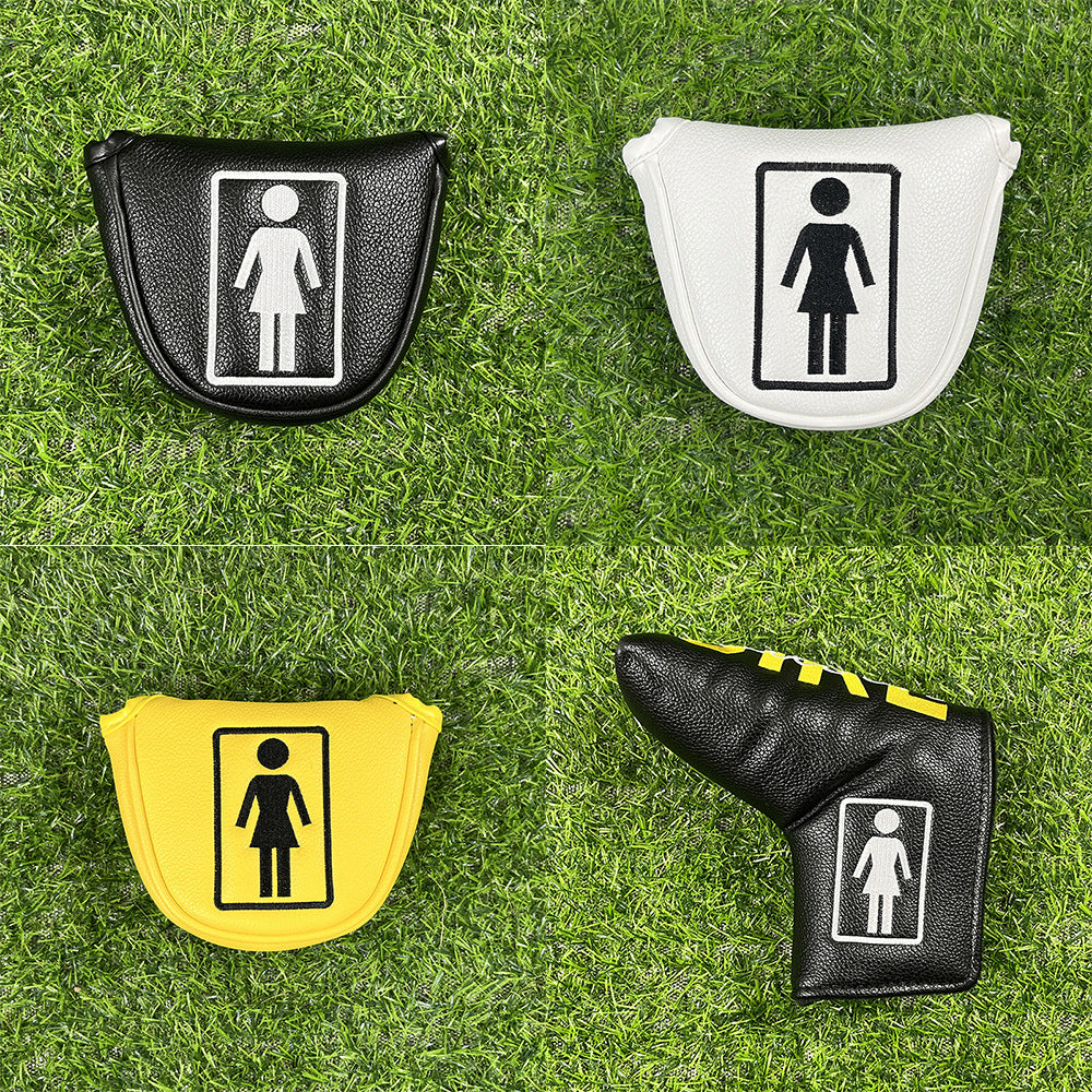 Cartoon embroidery pattern personalized putter cover