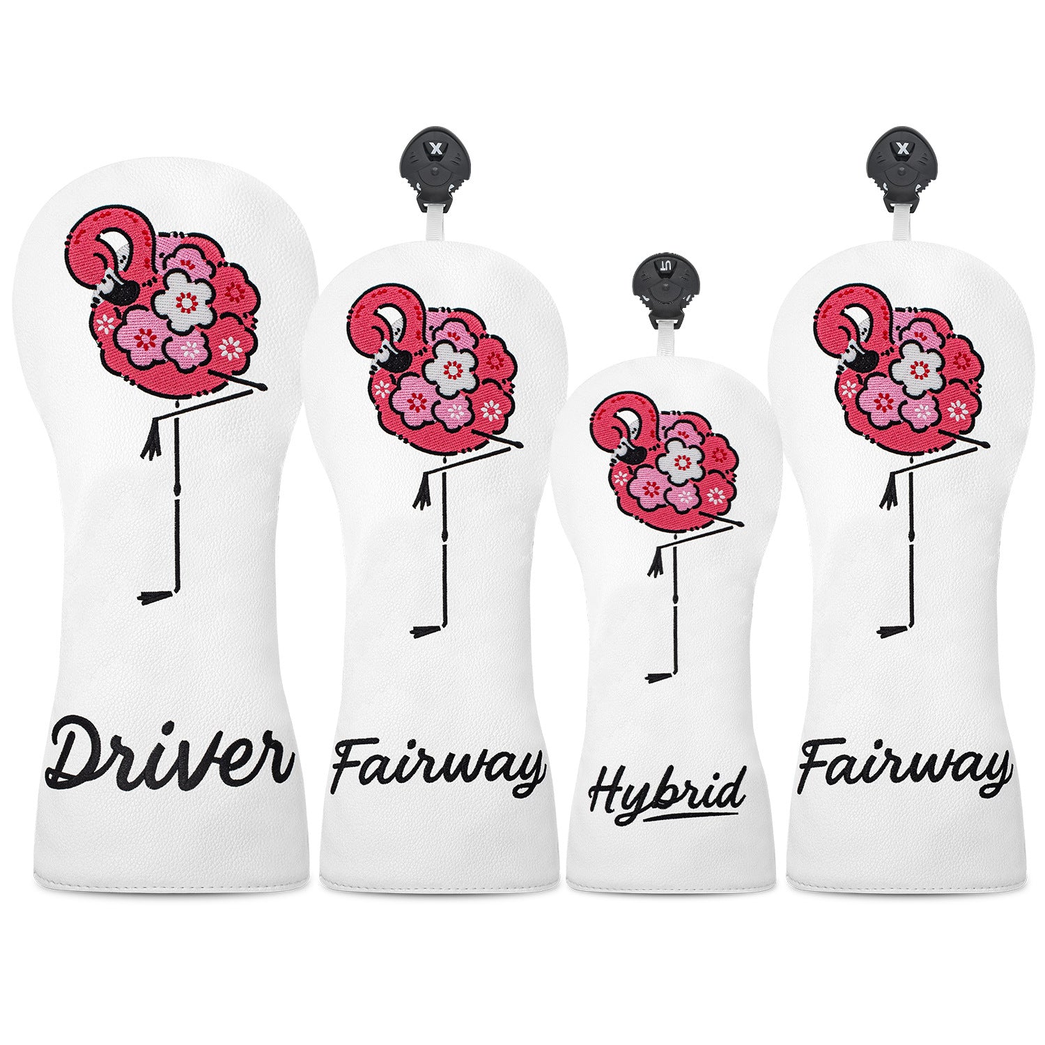 Flamingo Golf Head Cover PU Leather for All Brand