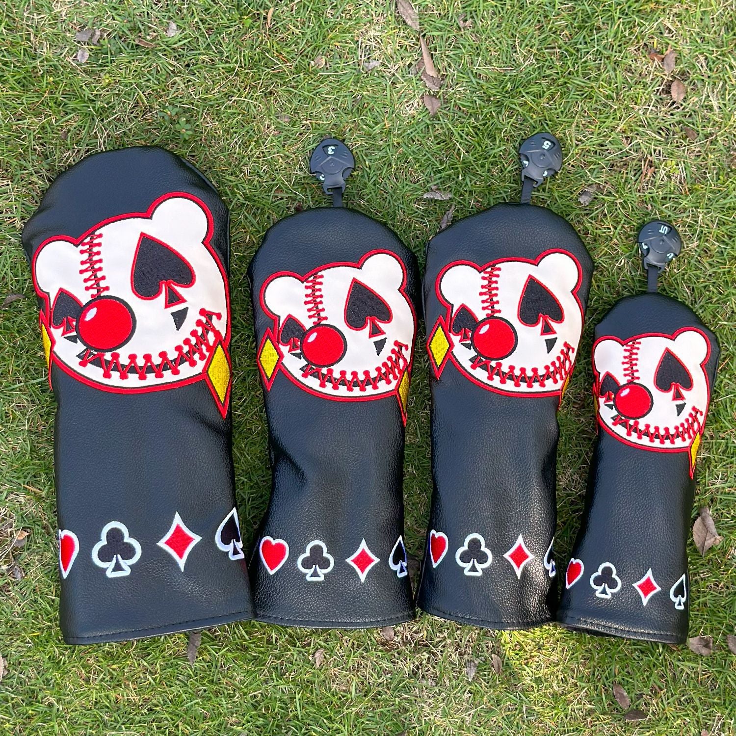 Clown Embroidery Golf Club Head Covers