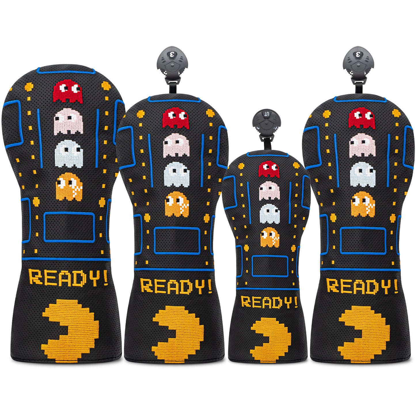 New model Golf Utility/Hybrid Head Cover, Funny PU Leather Club Covers for Women & Men