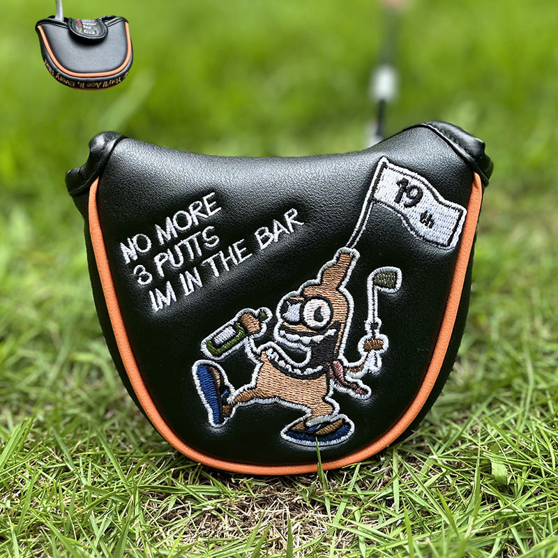 Whimsical cartoon patterns blade putter cover