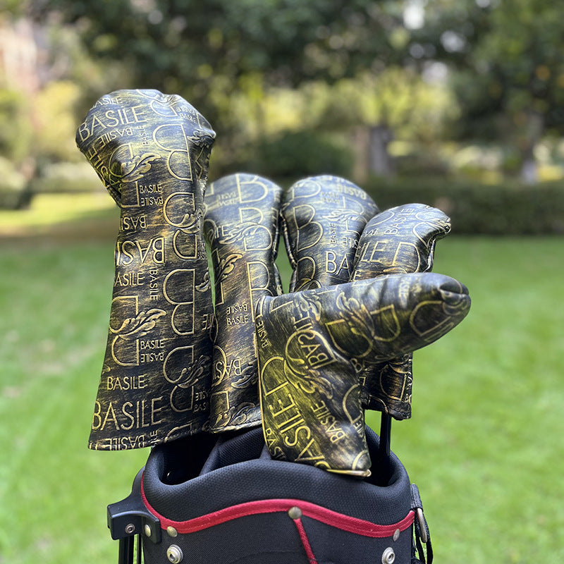 Golf Club Covers, Leather Driver Headcover, Fairway Wood, 3 Wood, Hybrid, Fits Mallet  Head Covers, Alignment Stick Cover, Headcovers Set Leahter Golf Headcovers for Most Brand Leahter Golf Headcovers for Most Brand