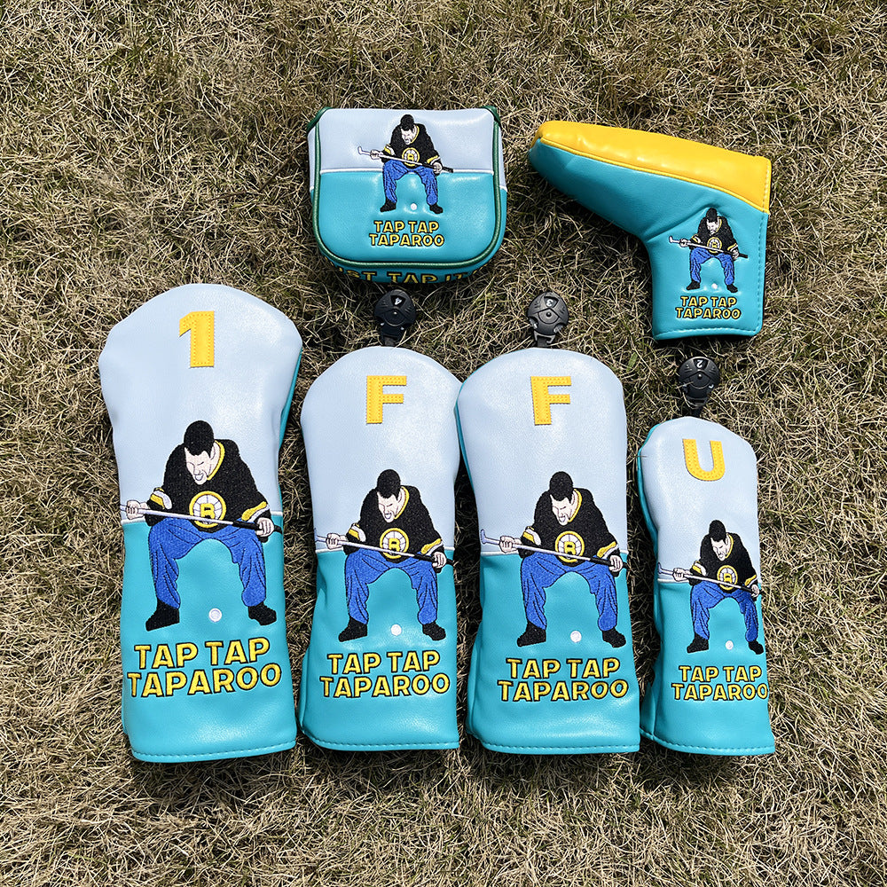 New Arrival Golf Funny Golf Head Covers Premium Funny Driver Headcover, 3 Wood Headcover (Fairway Wood Head Cover), Hybrid Headcover fits for All Brand