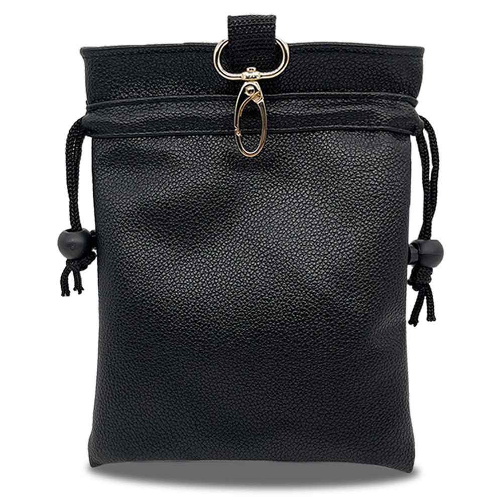 Golf Pouch bag 1919 tree embroidery Drawstrings - Synthetic Leather Tee Pouch