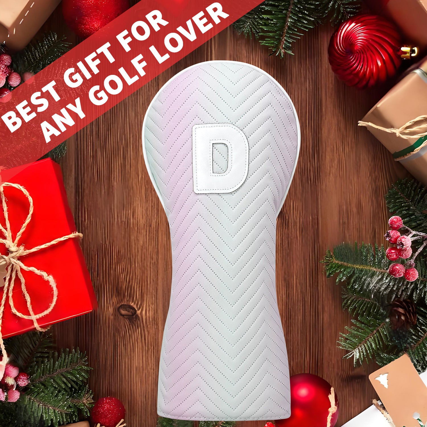 Women's Golf Club Covers Pink-Green Gradient Embroidery