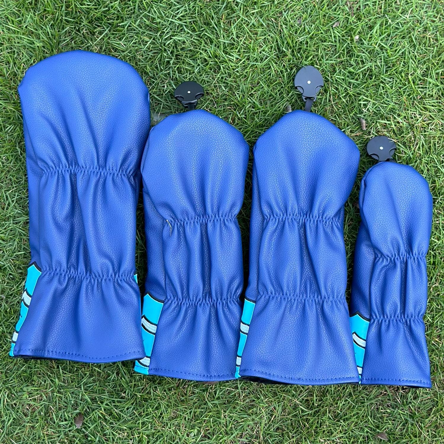 Blue Wave Embroidered Golf Club Head Covers