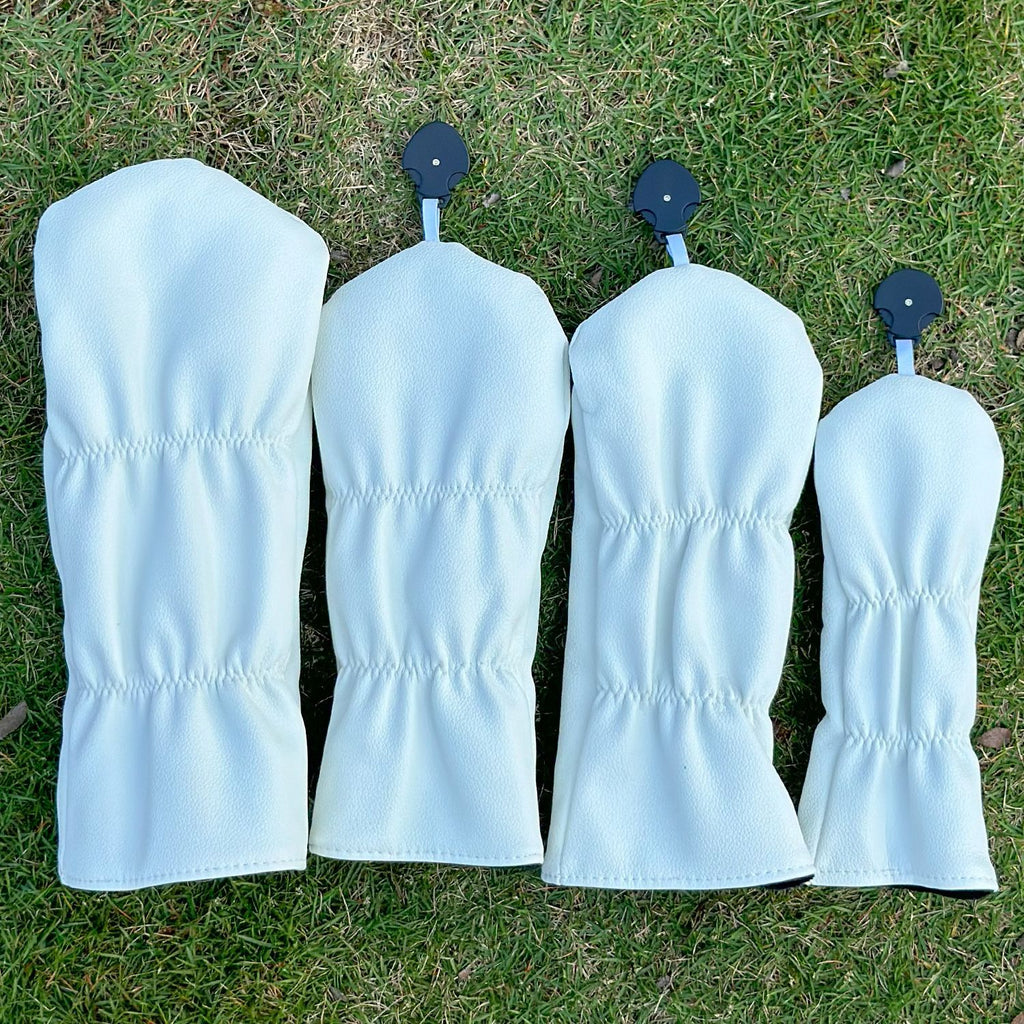 New Blue Skull Embroidered Golf Driver Head Covers