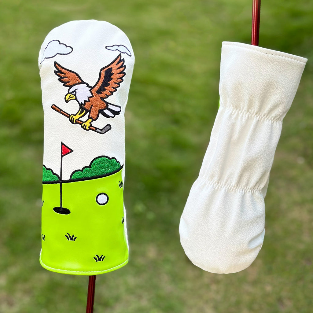 Eagles Golf Club Covers 4-Piece PU Leather Protector
