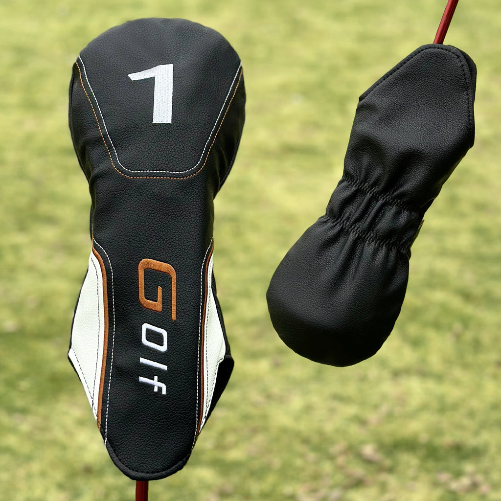 Sports Style Golf Club Covers for Women Men - Premium PU Leather