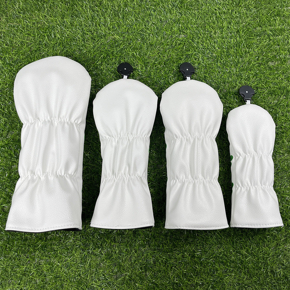 Golf Headcovers Live Lucky Golf Driver Covers Advanced Embroidery Fairway Wood  Premium Leather Shamrock Golf Club Covers