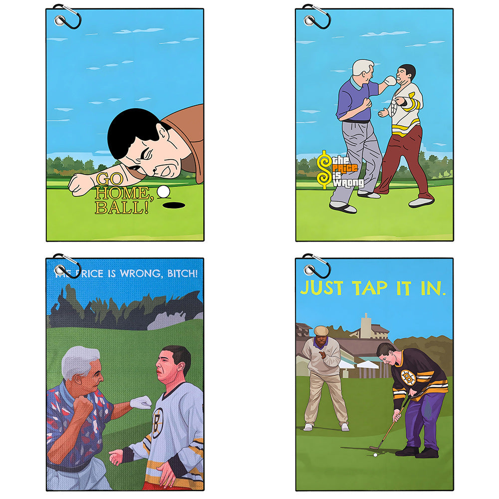 Funny Golf Towel for Golf Bags with Clip  Golf Gift for Men