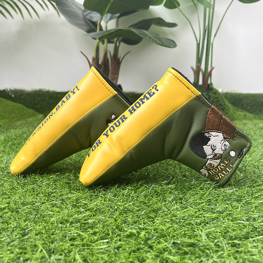 Playful cartoon patterns custom putter covers