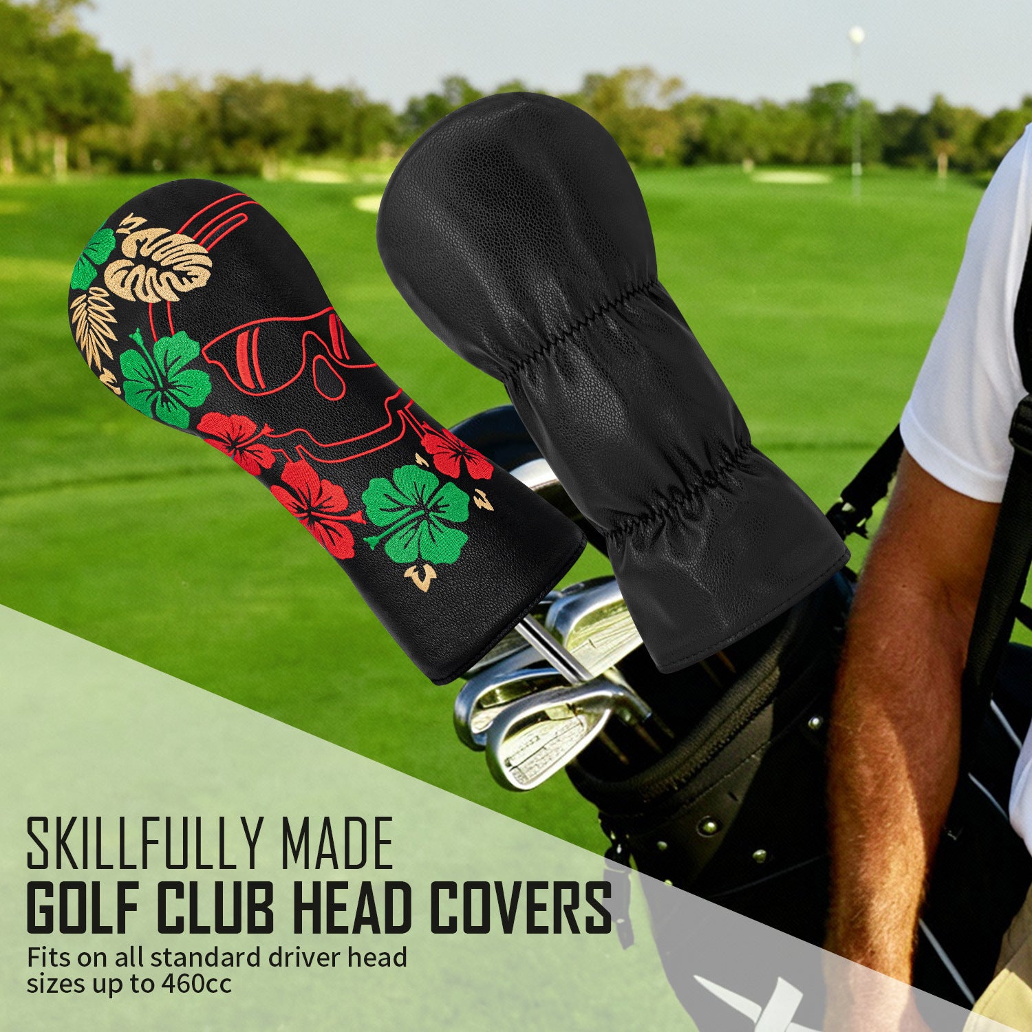 Hawaiian Tropical Floral Golf Club Head Covers