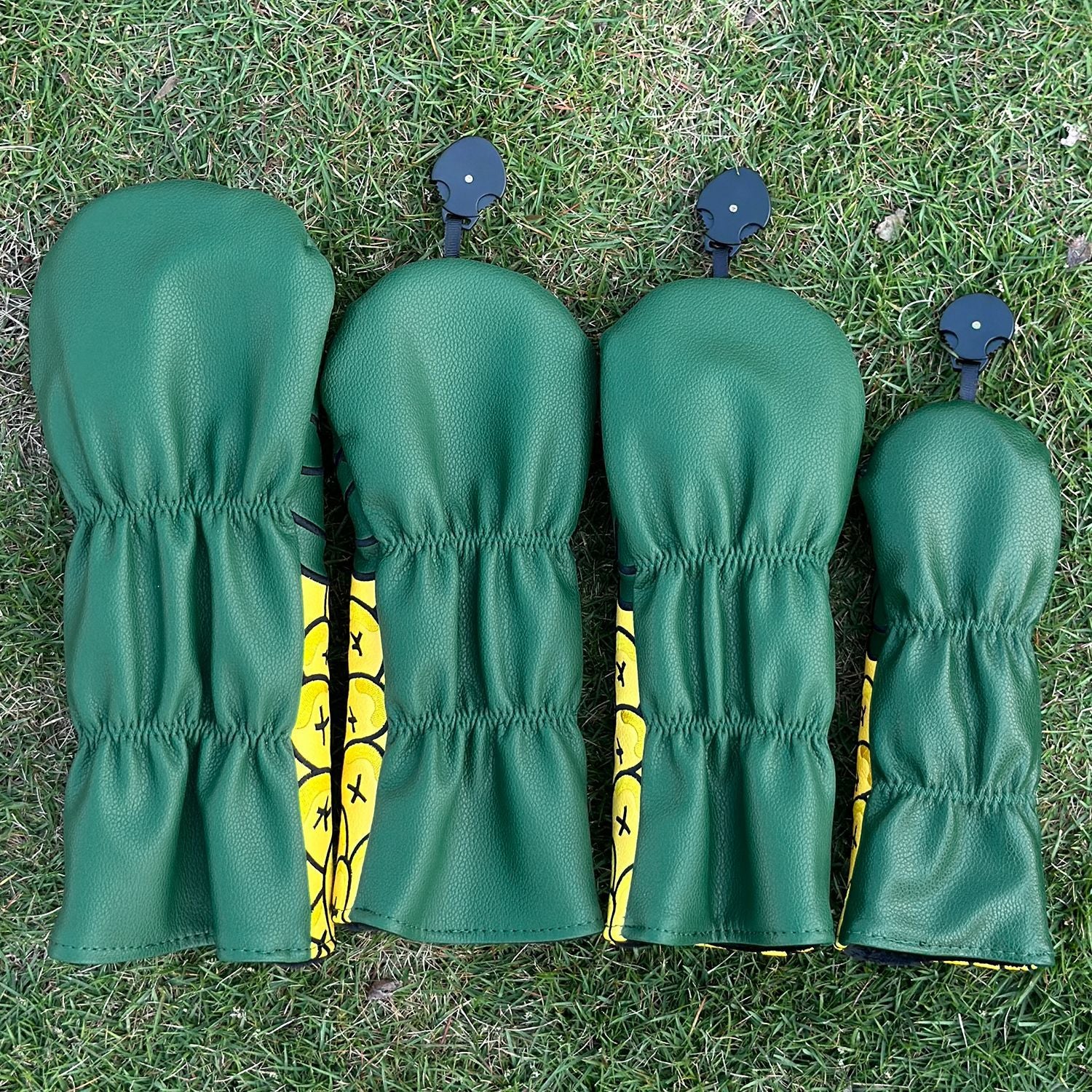 Pineapple Fruit Embroidery Golf Club Head Covers