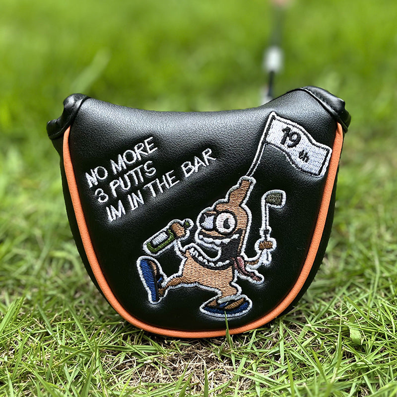 Whimsical cartoon patterns blade putter cover