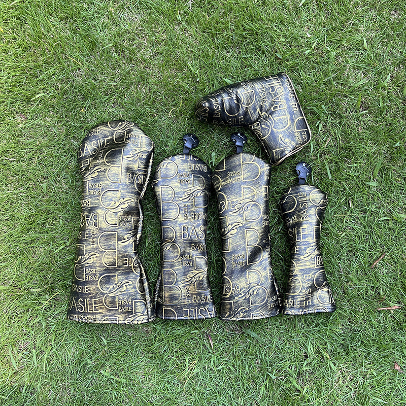 Golf Club Covers, Leather Driver Headcover, Fairway Wood, 3 Wood, Hybrid, Fits Mallet  Head Covers, Alignment Stick Cover, Headcovers Set Leahter Golf Headcovers for Most Brand Leahter Golf Headcovers for Most Brand