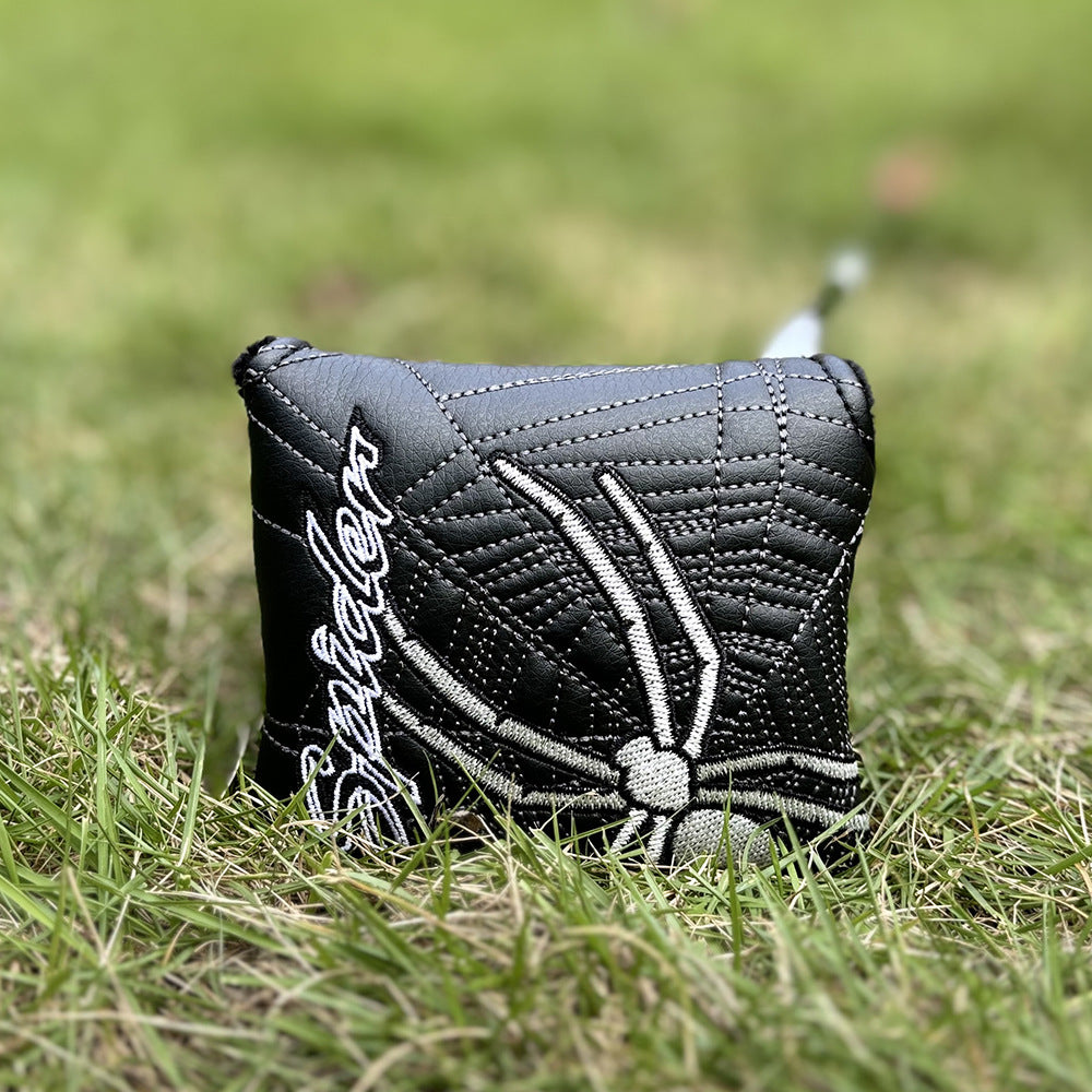 Personalized Spider-Man-themed blade putter headcovers