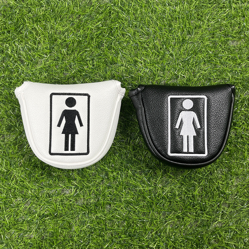 Cartoon embroidery pattern personalized putter cover