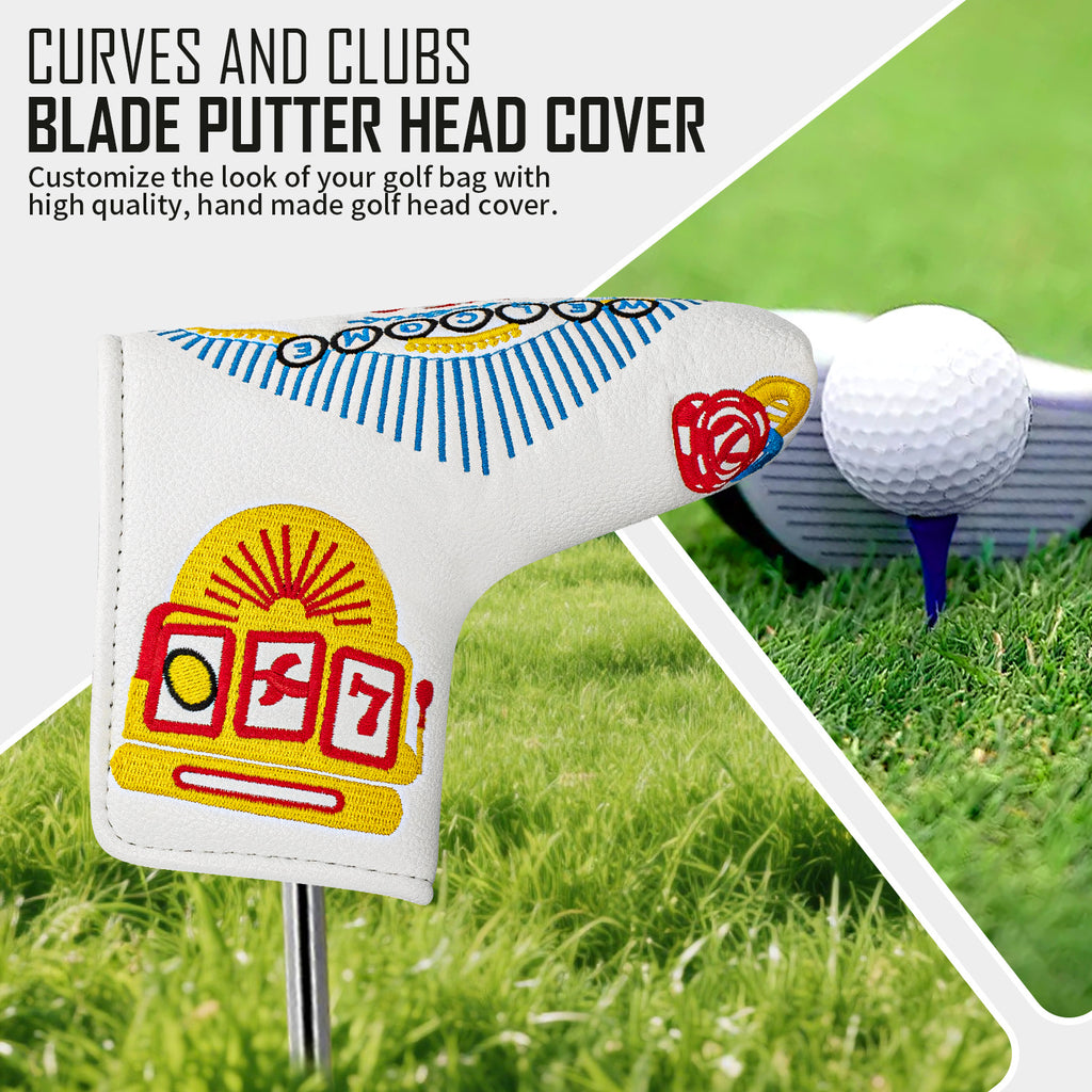Putter Covers Embroidery Blade Putter Cover Golf Club Cover for All Brand