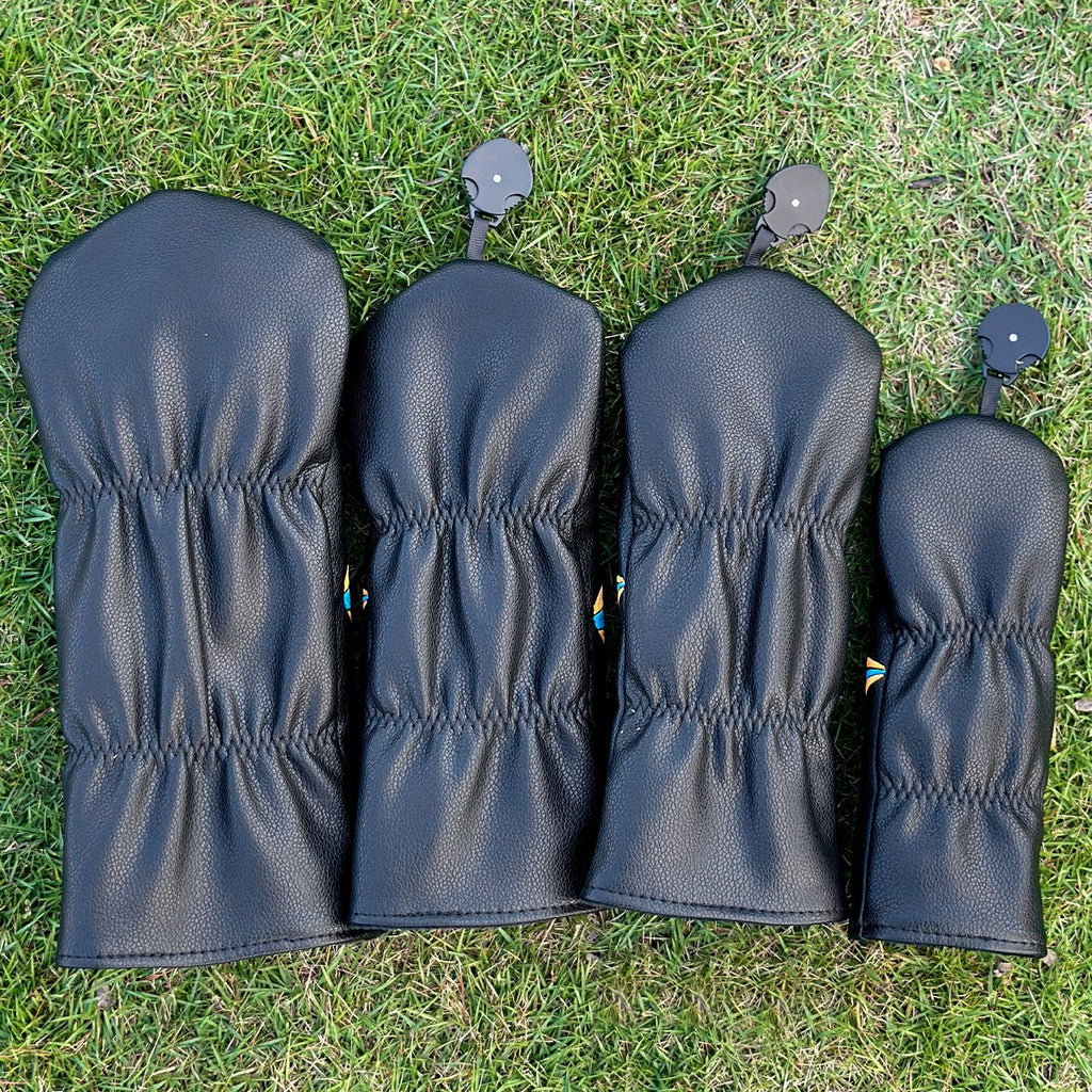 Surfing Skull Golf Club Head Covers  Personalized 1975 Retro Style