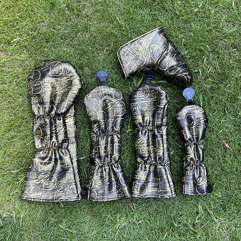 Golf Club Covers, Leather Driver Headcover, Fairway Wood, 3 Wood, Hybrid, Fits Mallet  Head Covers, Alignment Stick Cover, Headcovers Set Leahter Golf Headcovers for Most Brand Leahter Golf Headcovers for Most Brand