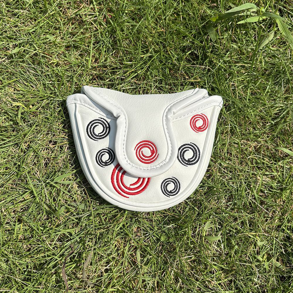 Unique semicircle embroidery blade putter cover