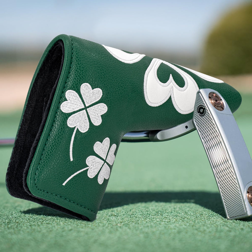 Green embroidery Blade Putter Cover