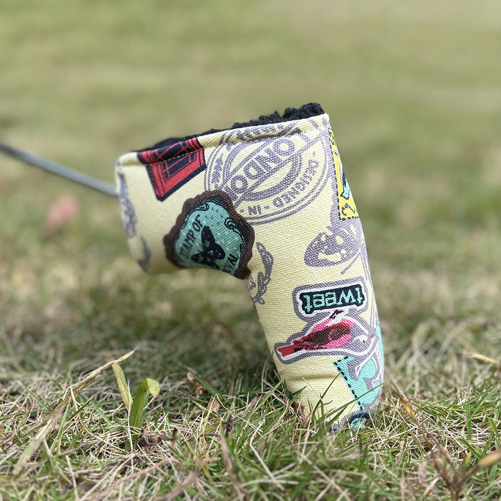 Colorful Printed Pattern Vintage Golf Club Covers