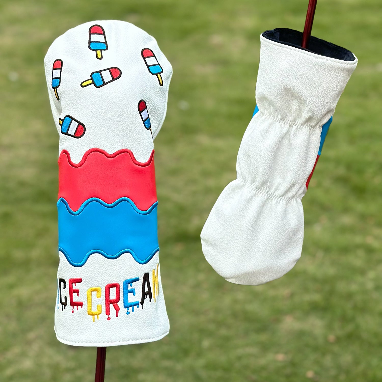 Summer Ice Cream Cute Driver Head Cover