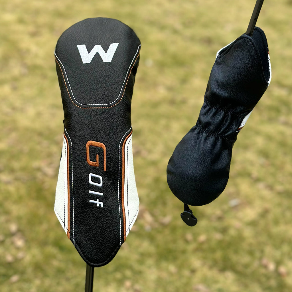 Sports Style Golf Club Covers for Women Men - Premium PU Leather