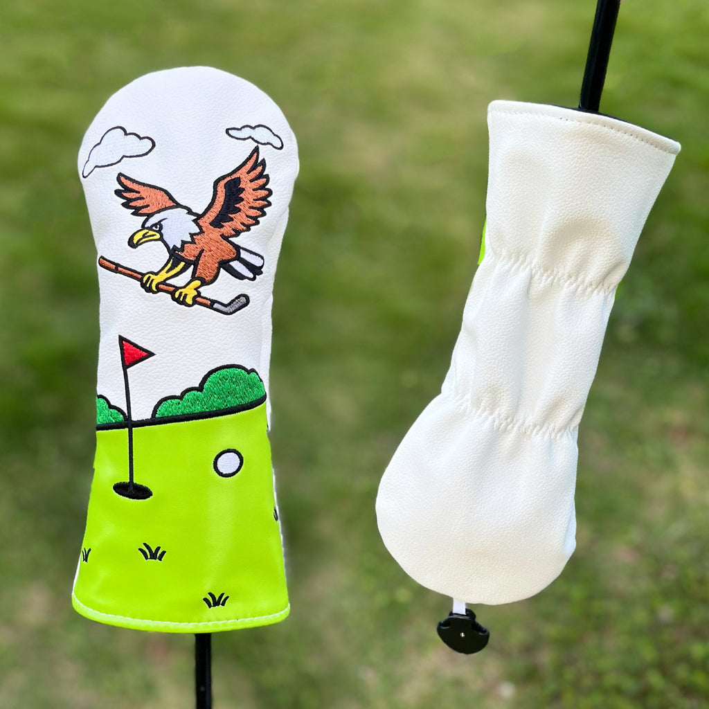 Eagles Golf Club Covers 4-Piece PU Leather Protector