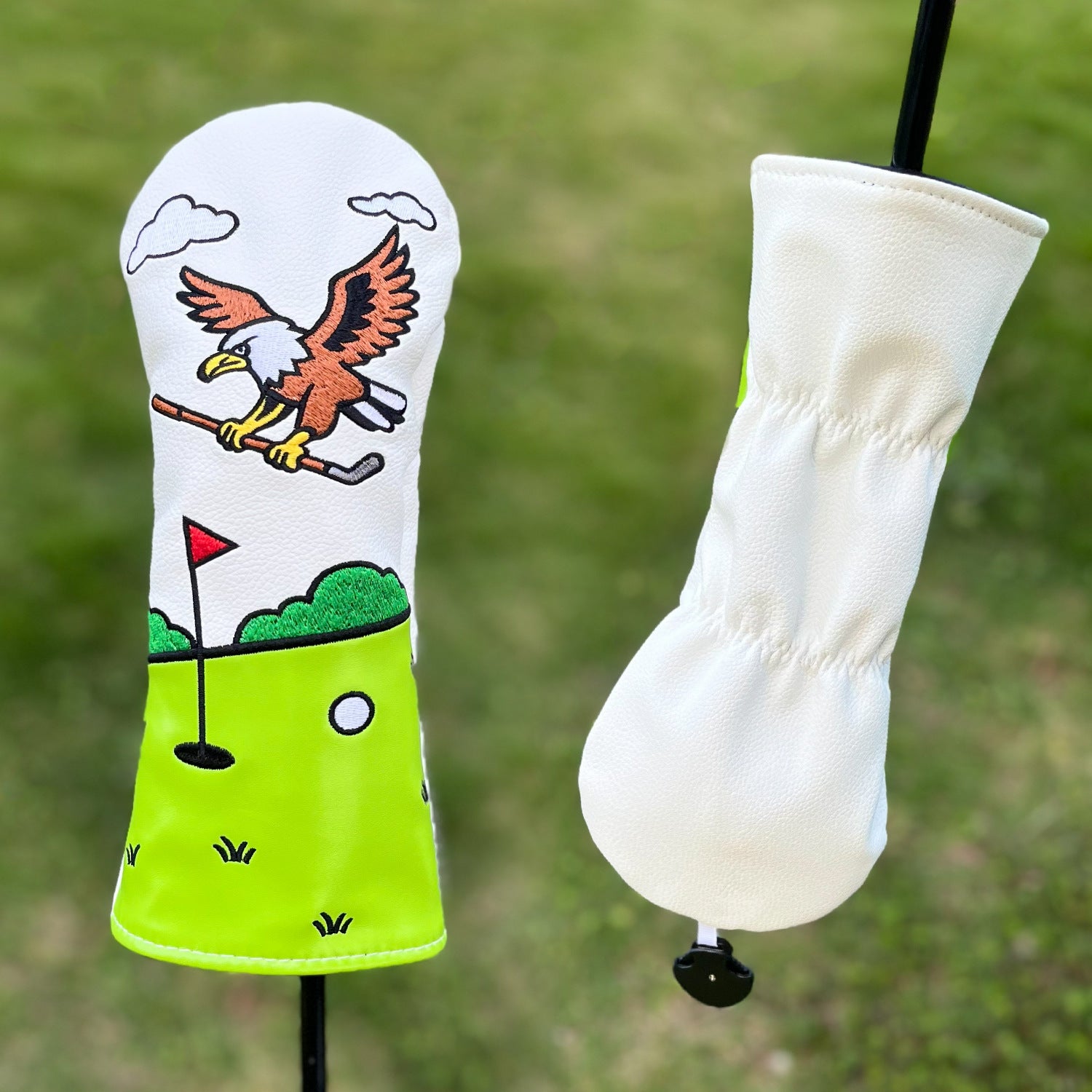 Eagles Golf Club Covers 4-Piece PU Leather Protector