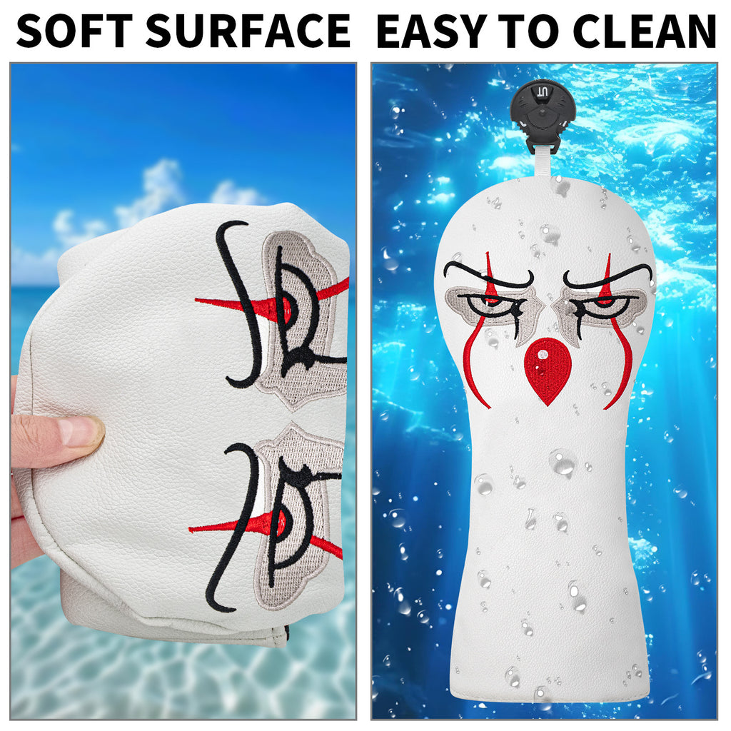 Christmas Clown Golf Club Head Covers