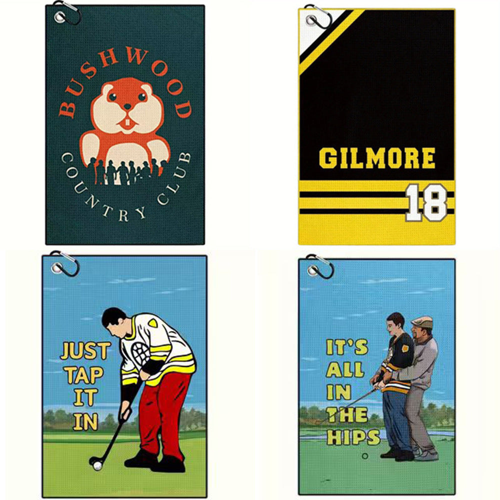 Funny Golf Towel for Golf Bags with Clip  Golf Gift for Men