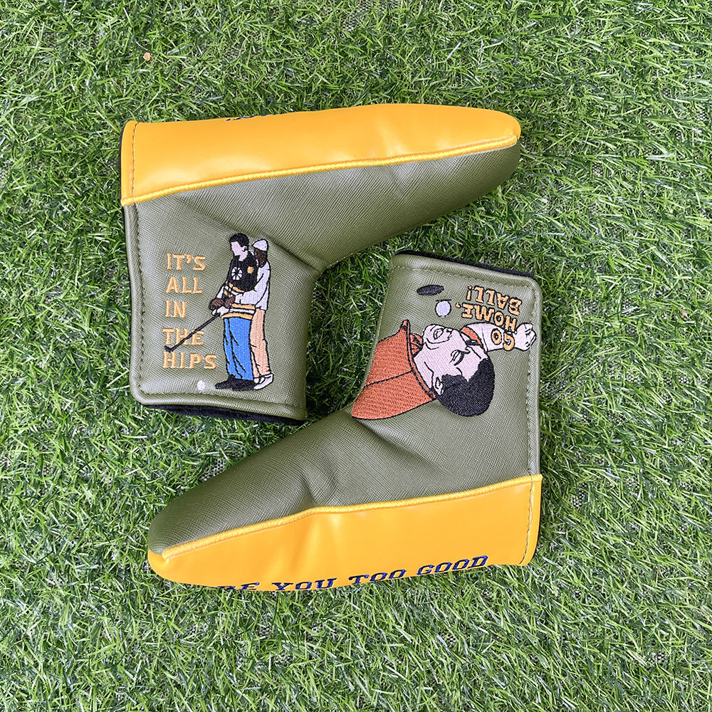 Playful cartoon patterns custom putter covers