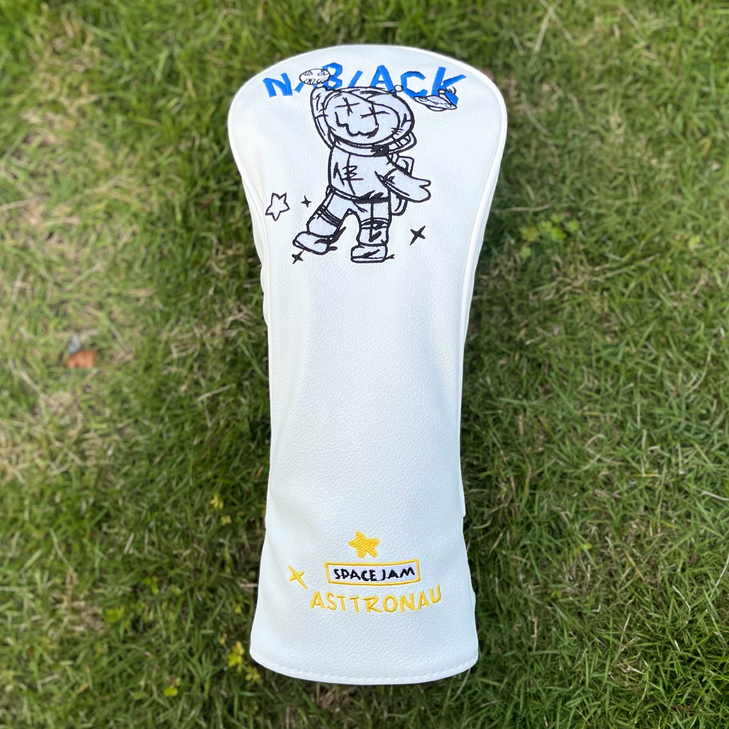 Cartoon Astronaut Embroidered Golf Driver Head Covers