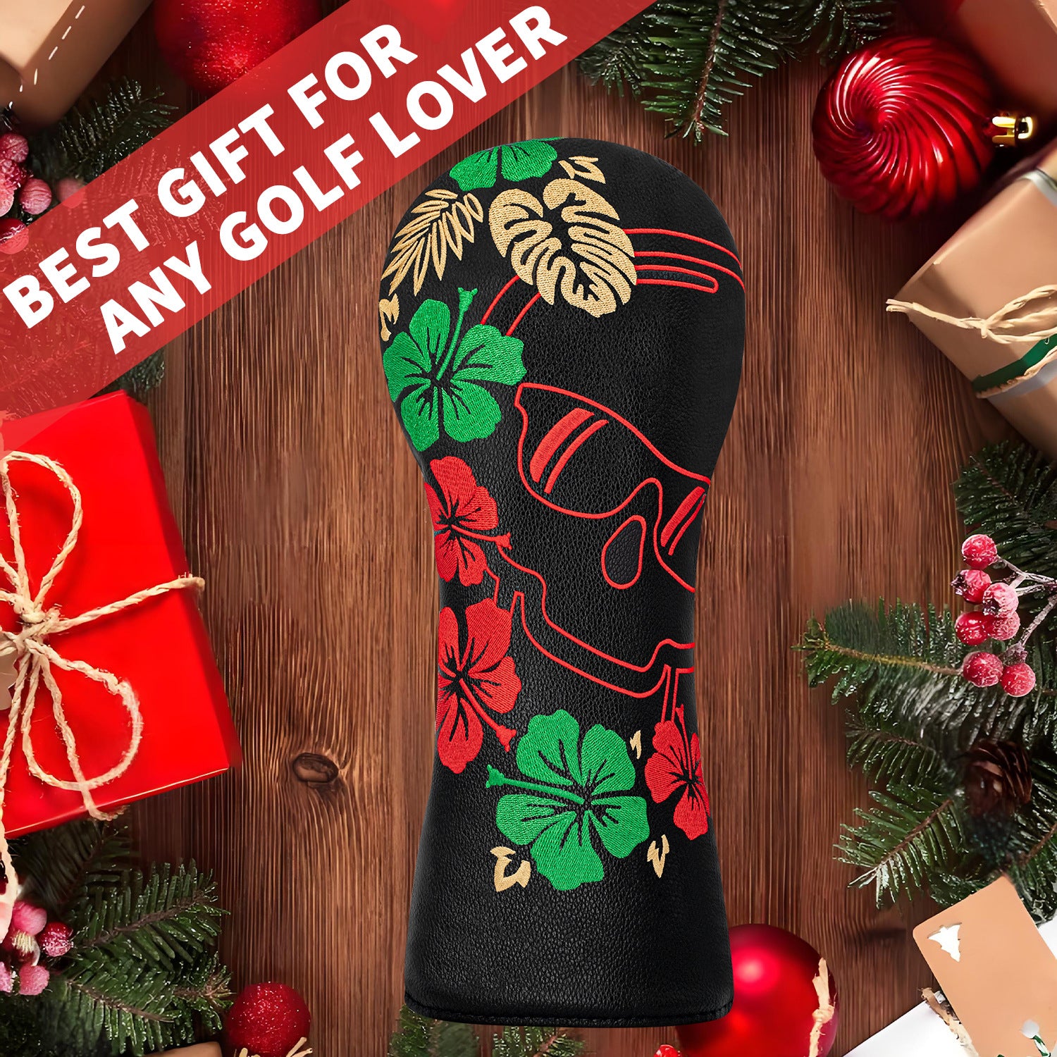 Hawaiian Tropical Floral Golf Club Head Covers