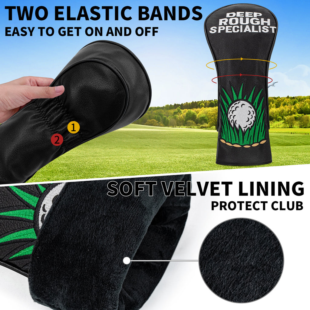 Best Golf Headcovers Golf Scene Fun Design Golf Gifts for Men