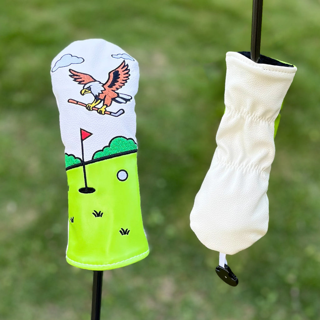 Eagles Golf Club Covers 4-Piece PU Leather Protector
