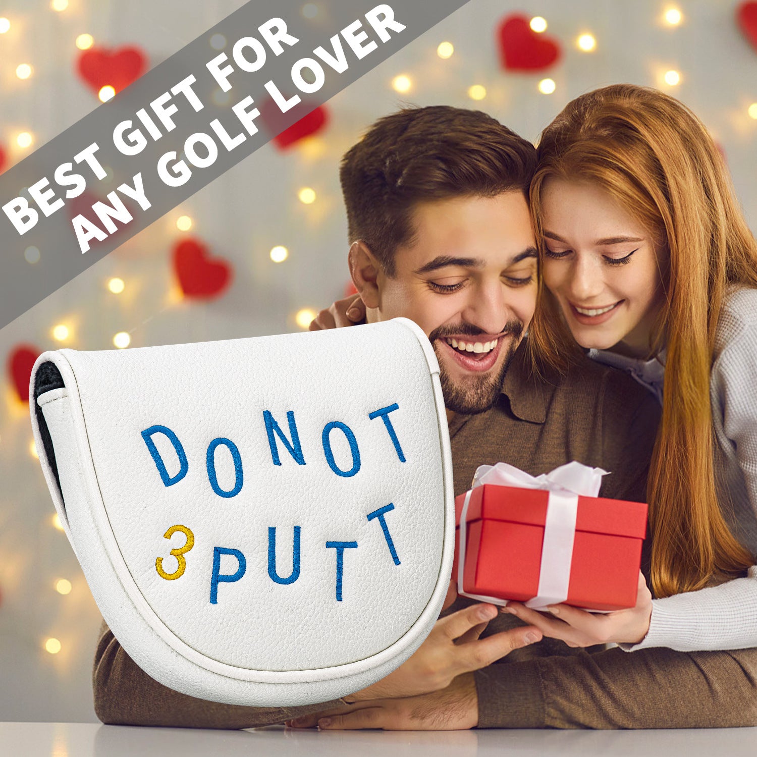 Golf Club Covers Driver Cover Fairway Wood Cover Hybrid Cover Leather Mallet Putter Cover Blade Iron Cover