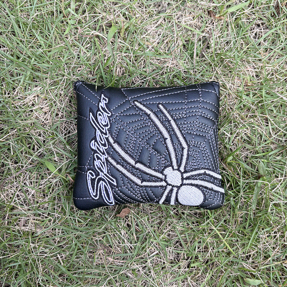 Personalized Spider-Man-themed blade putter headcovers