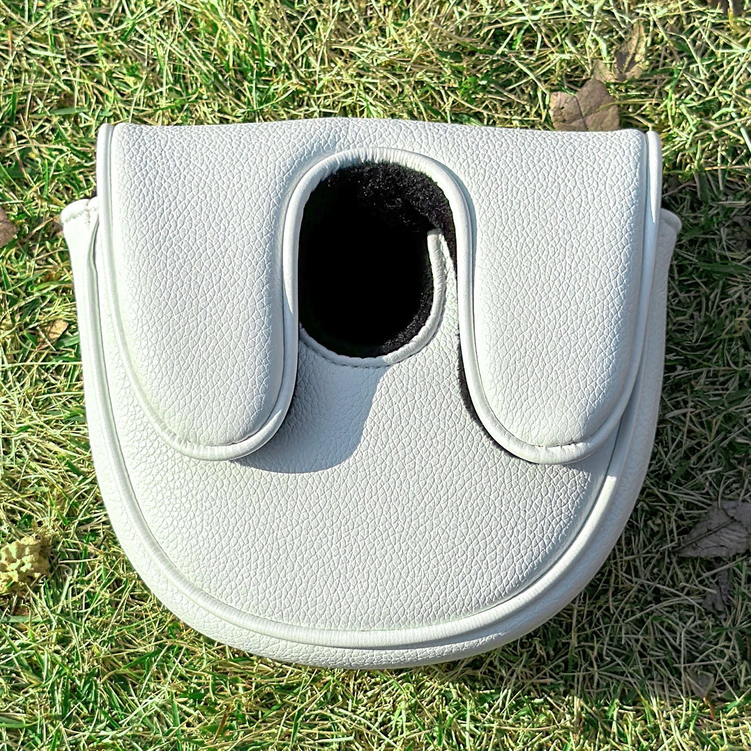 Square Mallet Putter Cover Sporty Style PU Leather Headcover