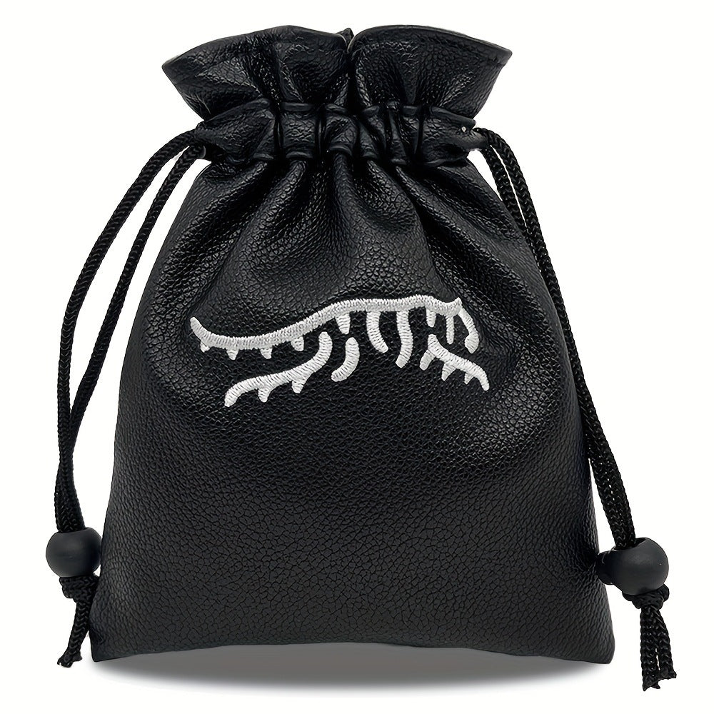 Tiger Woods embroidery Leather golf valuables bag